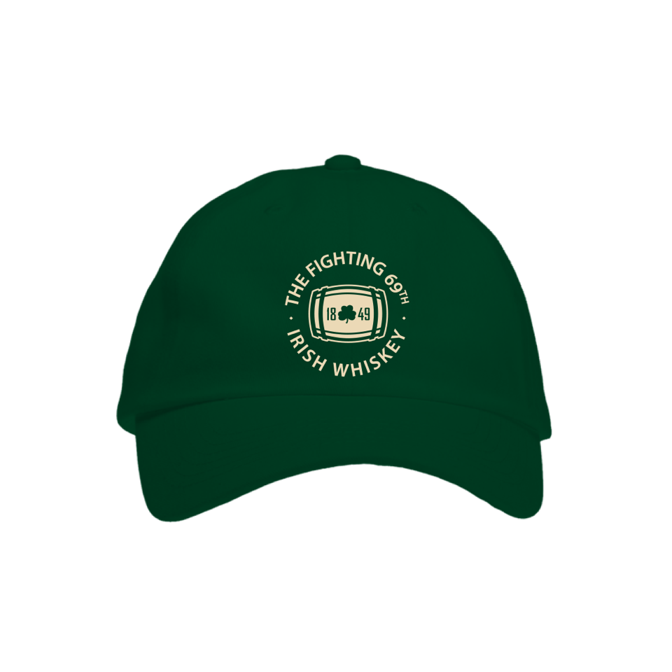 Fighting 69th Irish Whiskey Caps, Green, Khaki