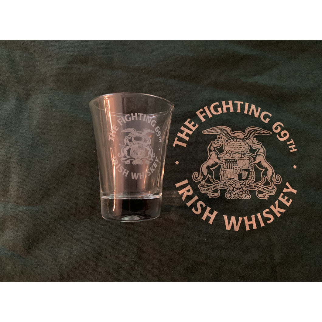 Fighting 69th Irish Whiskey Shot Glass (set of 4)